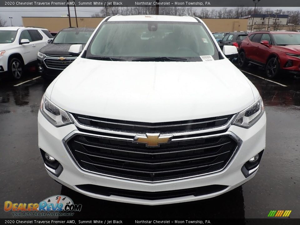 2020 Chevrolet Traverse Premier AWD Summit White / Jet Black Photo #8