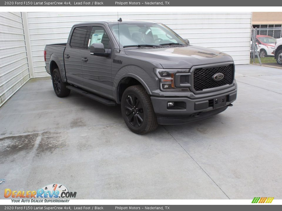 2020 Ford F150 Lariat SuperCrew 4x4 Lead Foot / Black Photo #2