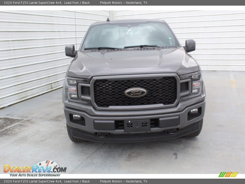 2020 Ford F150 Lariat SuperCrew 4x4 Lead Foot / Black Photo #3
