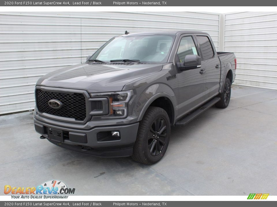 2020 Ford F150 Lariat SuperCrew 4x4 Lead Foot / Black Photo #4