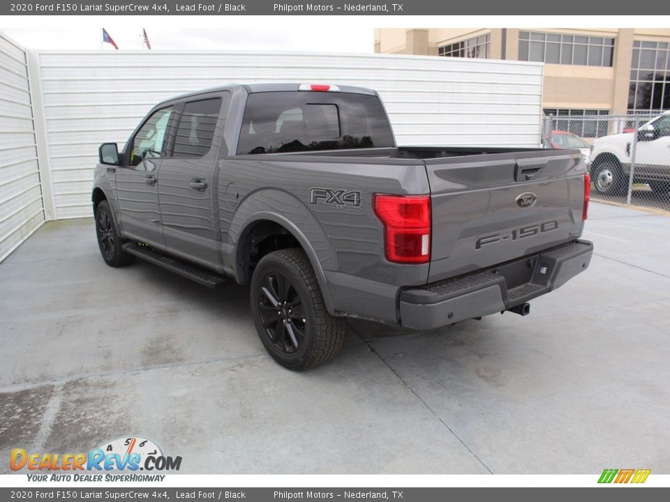 2020 Ford F150 Lariat SuperCrew 4x4 Lead Foot / Black Photo #7