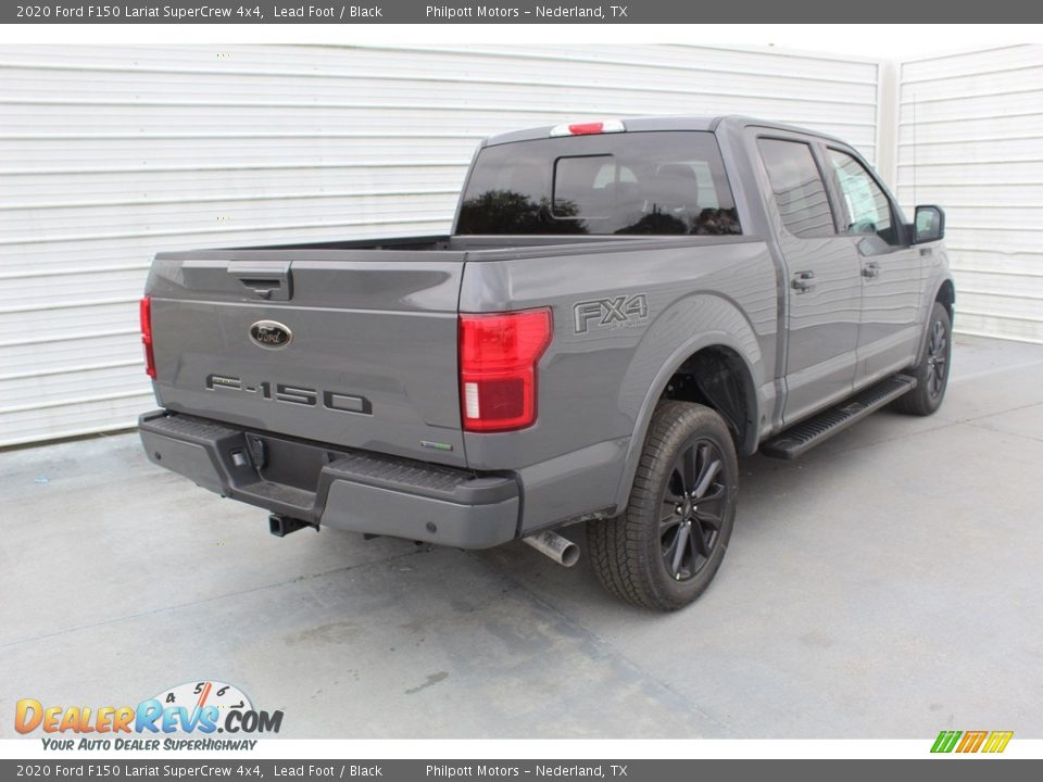 2020 Ford F150 Lariat SuperCrew 4x4 Lead Foot / Black Photo #9
