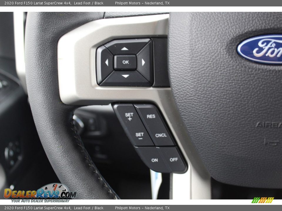 2020 Ford F150 Lariat SuperCrew 4x4 Lead Foot / Black Photo #12