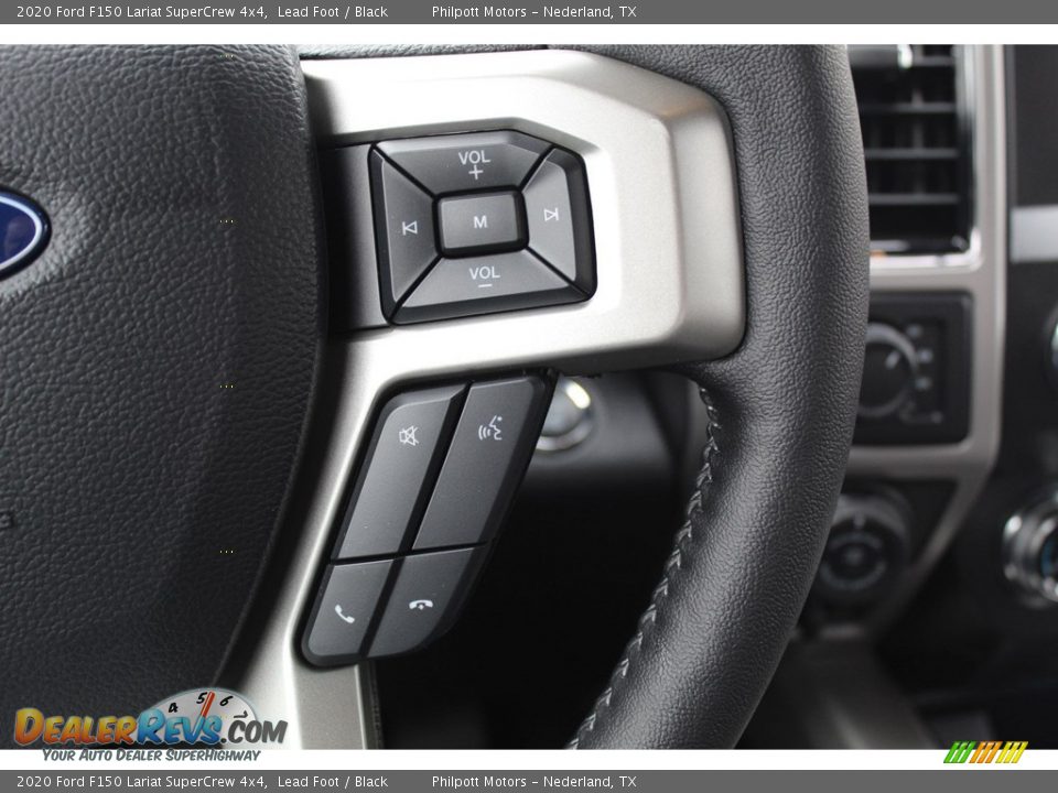 2020 Ford F150 Lariat SuperCrew 4x4 Lead Foot / Black Photo #13