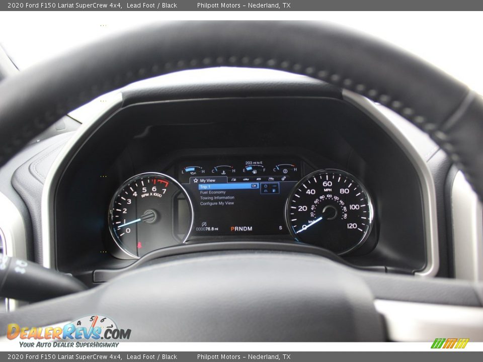 2020 Ford F150 Lariat SuperCrew 4x4 Lead Foot / Black Photo #14