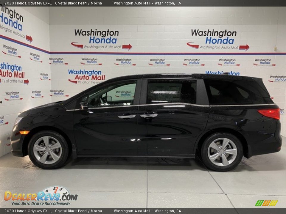 2020 Honda Odyssey EX-L Crystal Black Pearl / Mocha Photo #5