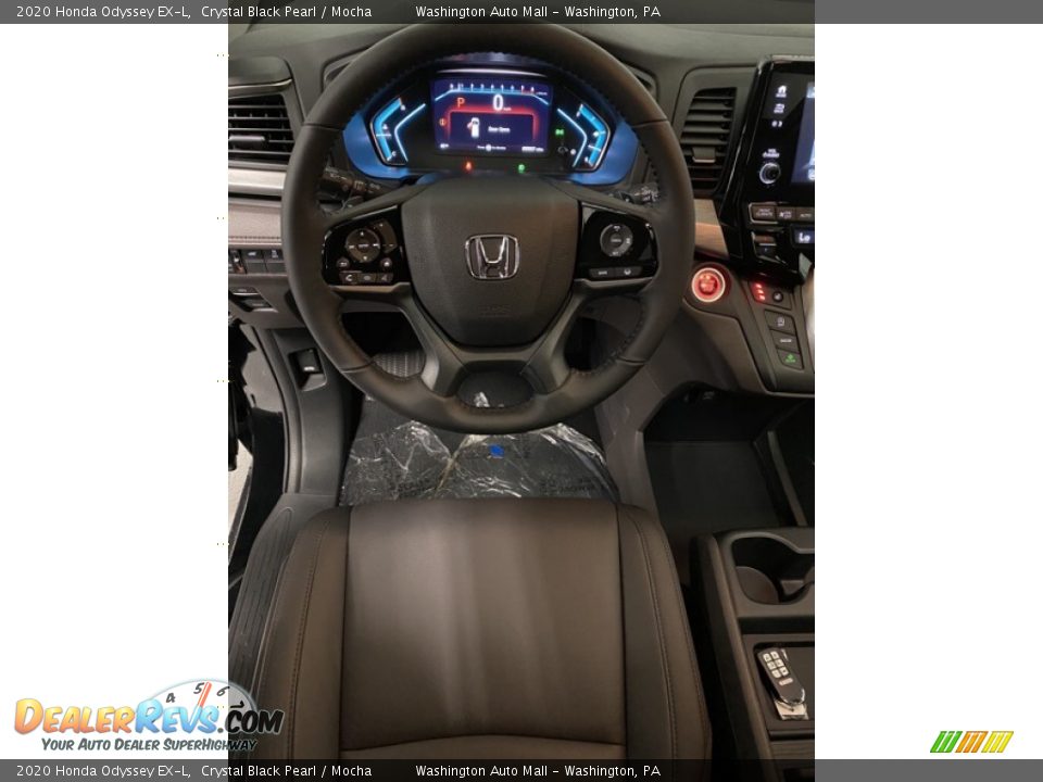 2020 Honda Odyssey EX-L Crystal Black Pearl / Mocha Photo #13
