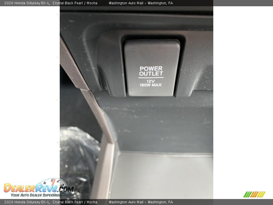 2020 Honda Odyssey EX-L Crystal Black Pearl / Mocha Photo #35