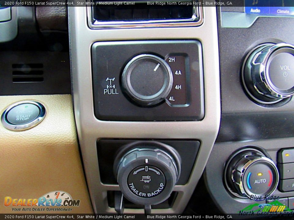 2020 Ford F150 Lariat SuperCrew 4x4 Star White / Medium Light Camel Photo #23