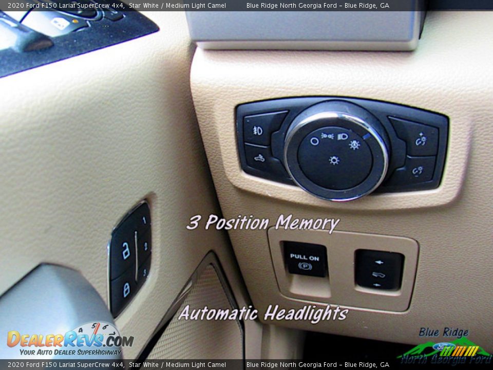 2020 Ford F150 Lariat SuperCrew 4x4 Star White / Medium Light Camel Photo #24