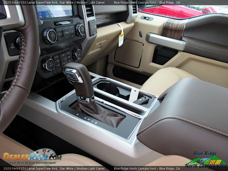 2020 Ford F150 Lariat SuperCrew 4x4 Star White / Medium Light Camel Photo #26