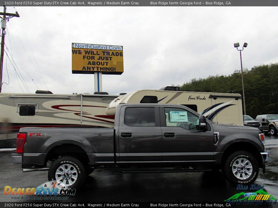 2020 Ford F250 Super Duty STX Crew Cab 4x4 Magnetic / Medium Earth Gray Photo #6