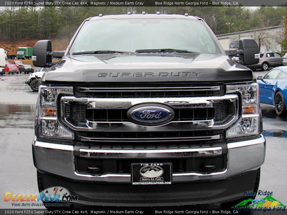 2020 Ford F250 Super Duty STX Crew Cab 4x4 Magnetic / Medium Earth Gray Photo #8
