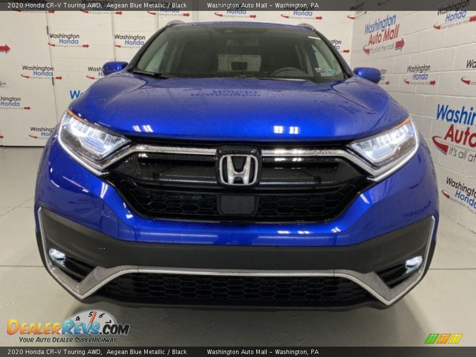 2020 Honda CR-V Touring AWD Aegean Blue Metallic / Black Photo #3