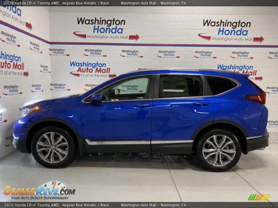2020 Honda CR-V Touring AWD Aegean Blue Metallic / Black Photo #5