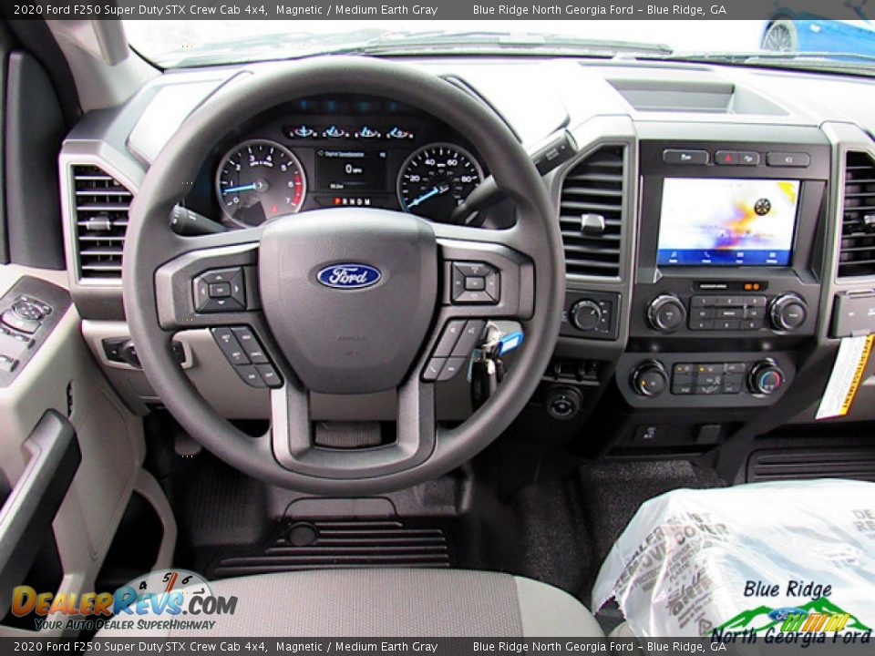 2020 Ford F250 Super Duty STX Crew Cab 4x4 Magnetic / Medium Earth Gray Photo #13
