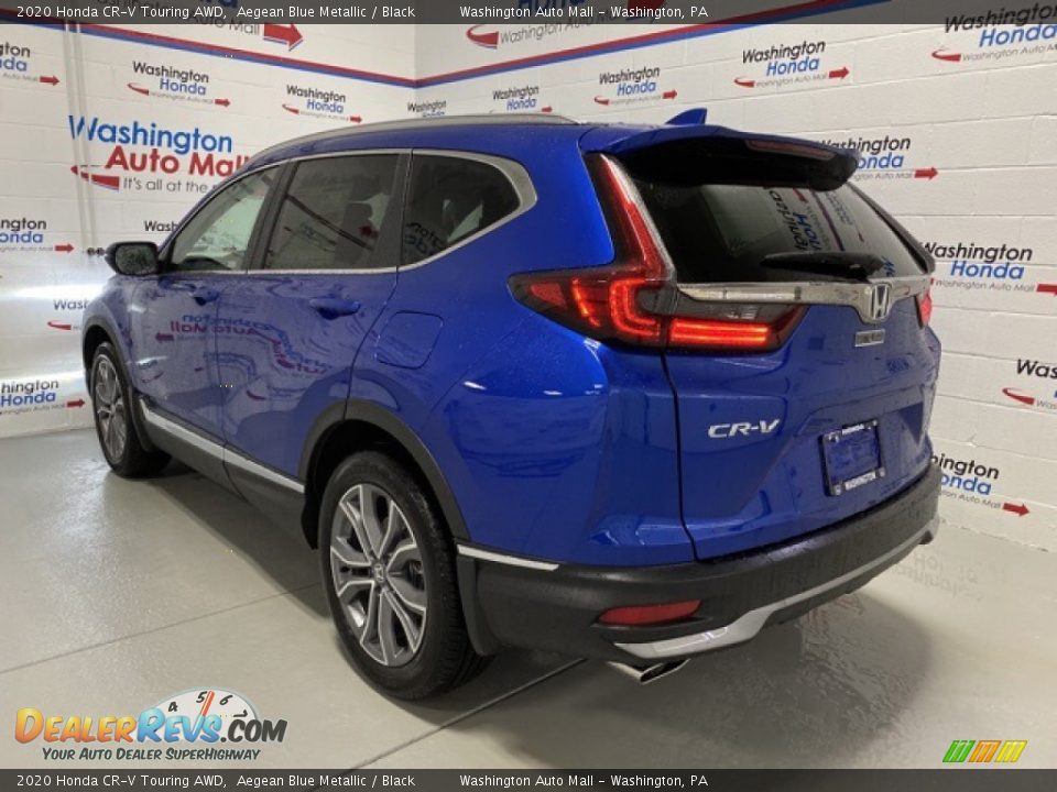 2020 Honda CR-V Touring AWD Aegean Blue Metallic / Black Photo #6