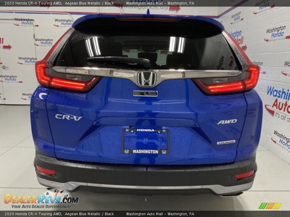 2020 Honda CR-V Touring AWD Aegean Blue Metallic / Black Photo #7
