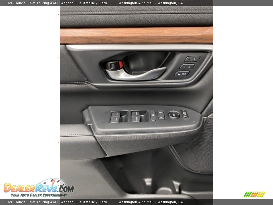 2020 Honda CR-V Touring AWD Aegean Blue Metallic / Black Photo #11