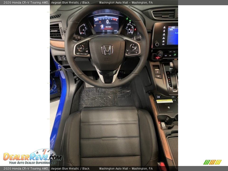 2020 Honda CR-V Touring AWD Aegean Blue Metallic / Black Photo #13