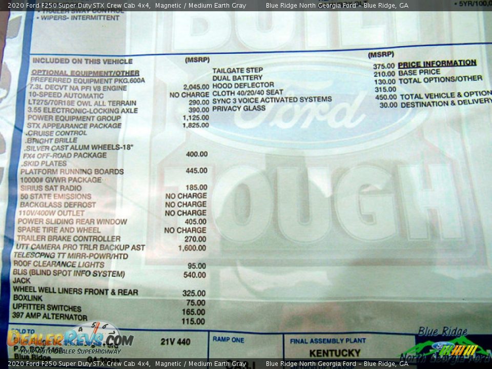 2020 Ford F250 Super Duty STX Crew Cab 4x4 Magnetic / Medium Earth Gray Photo #28