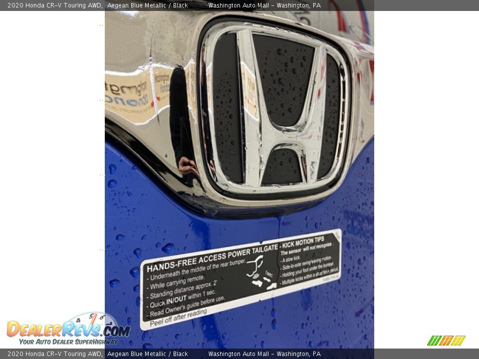 2020 Honda CR-V Touring AWD Aegean Blue Metallic / Black Photo #24