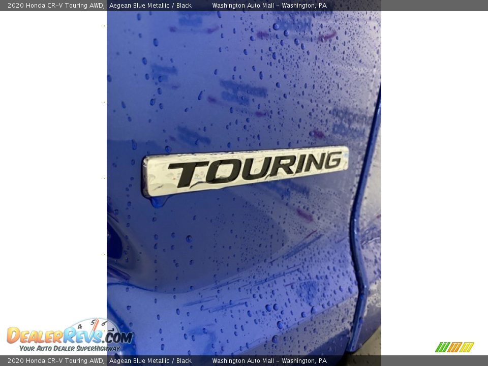 2020 Honda CR-V Touring AWD Aegean Blue Metallic / Black Photo #25