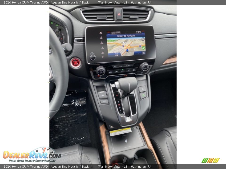 2020 Honda CR-V Touring AWD Aegean Blue Metallic / Black Photo #31