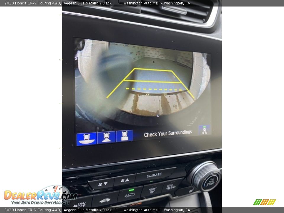 2020 Honda CR-V Touring AWD Aegean Blue Metallic / Black Photo #32