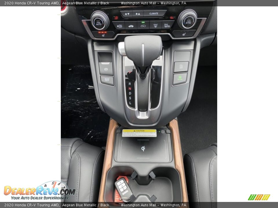 2020 Honda CR-V Touring AWD Aegean Blue Metallic / Black Photo #33