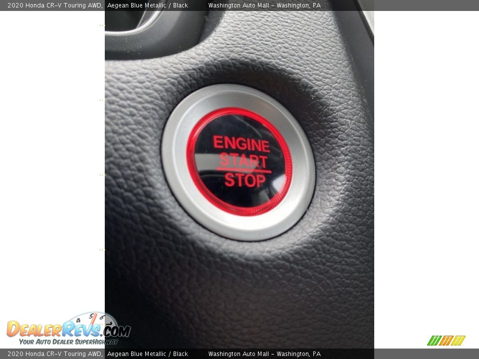 2020 Honda CR-V Touring AWD Aegean Blue Metallic / Black Photo #35