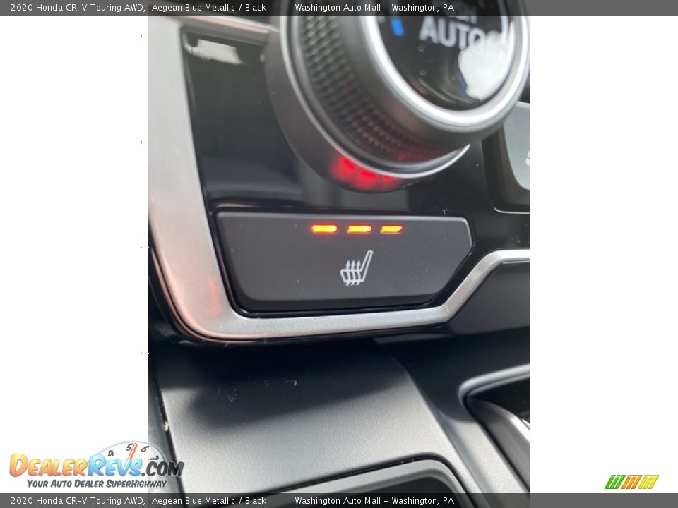 2020 Honda CR-V Touring AWD Aegean Blue Metallic / Black Photo #36