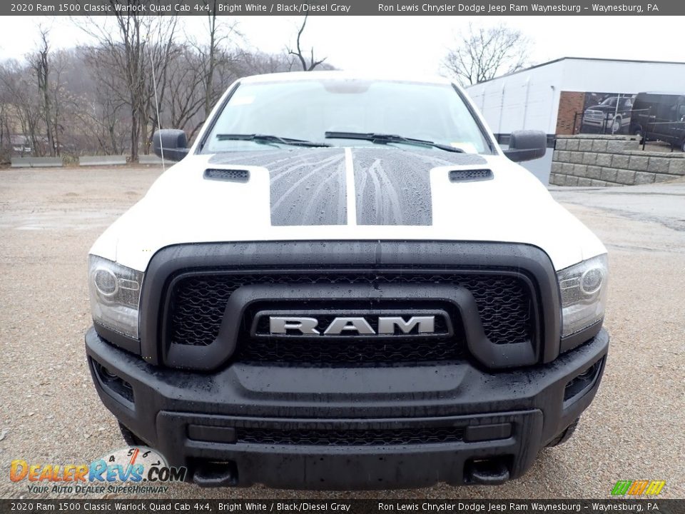 2020 Ram 1500 Classic Warlock Quad Cab 4x4 Bright White / Black/Diesel Gray Photo #8