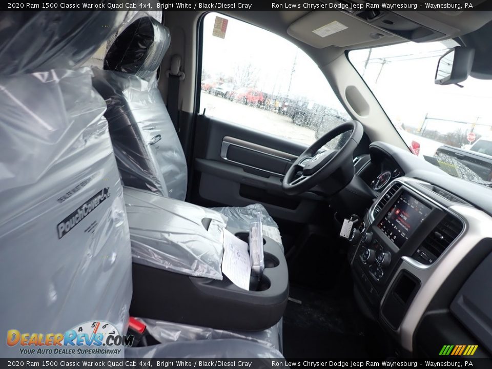 2020 Ram 1500 Classic Warlock Quad Cab 4x4 Bright White / Black/Diesel Gray Photo #9