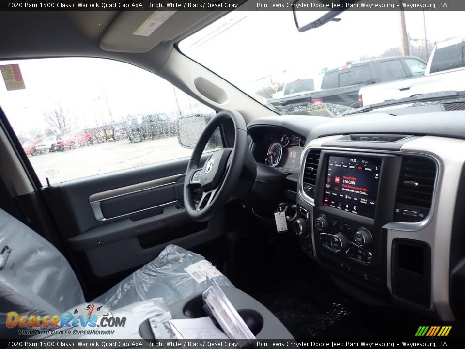 2020 Ram 1500 Classic Warlock Quad Cab 4x4 Bright White / Black/Diesel Gray Photo #10