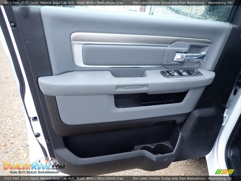 2020 Ram 1500 Classic Warlock Quad Cab 4x4 Bright White / Black/Diesel Gray Photo #13