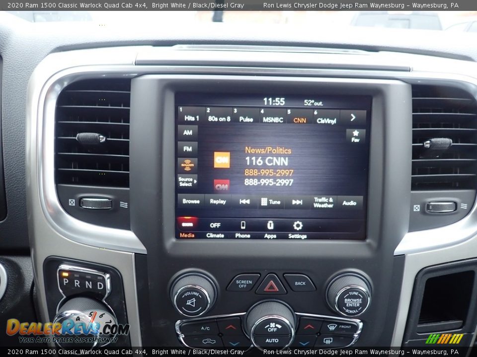 2020 Ram 1500 Classic Warlock Quad Cab 4x4 Bright White / Black/Diesel Gray Photo #15