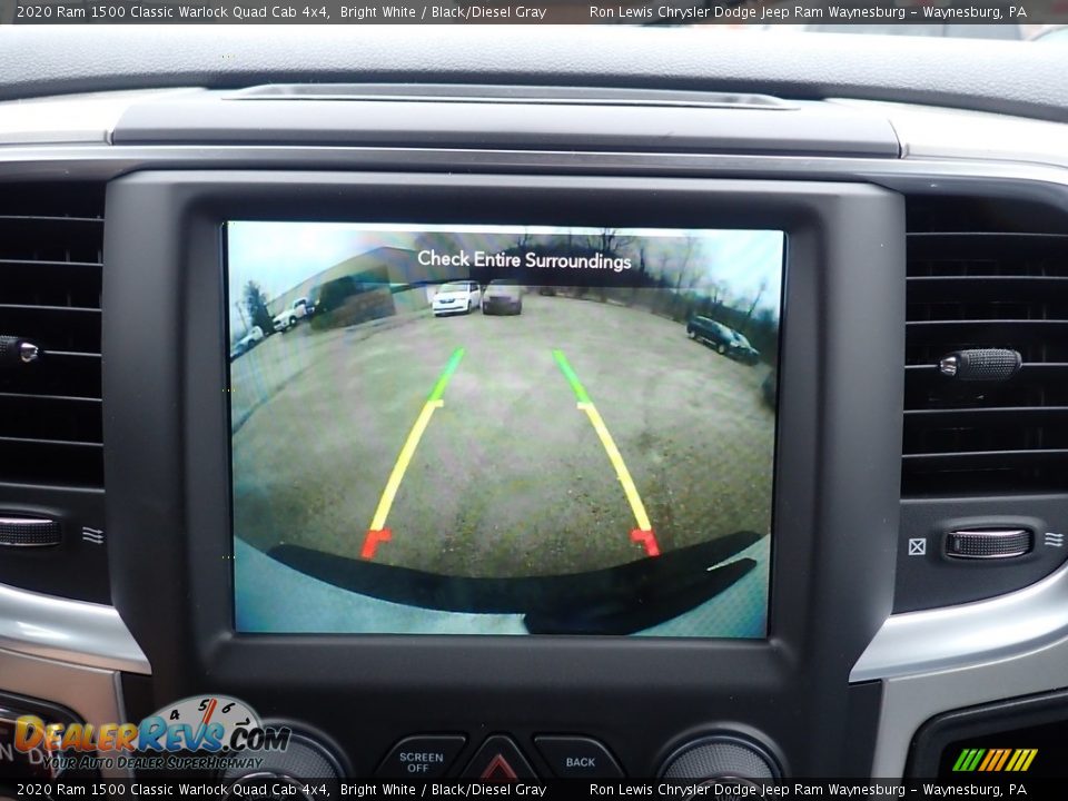 2020 Ram 1500 Classic Warlock Quad Cab 4x4 Bright White / Black/Diesel Gray Photo #16