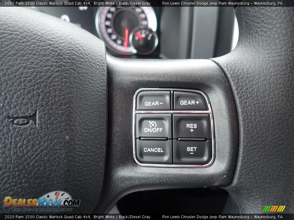 2020 Ram 1500 Classic Warlock Quad Cab 4x4 Bright White / Black/Diesel Gray Photo #17