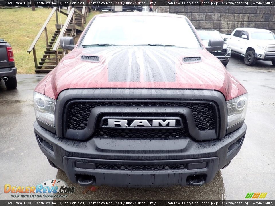 2020 Ram 1500 Classic Warlock Quad Cab 4x4 Delmonico Red Pearl / Black/Diesel Gray Photo #8