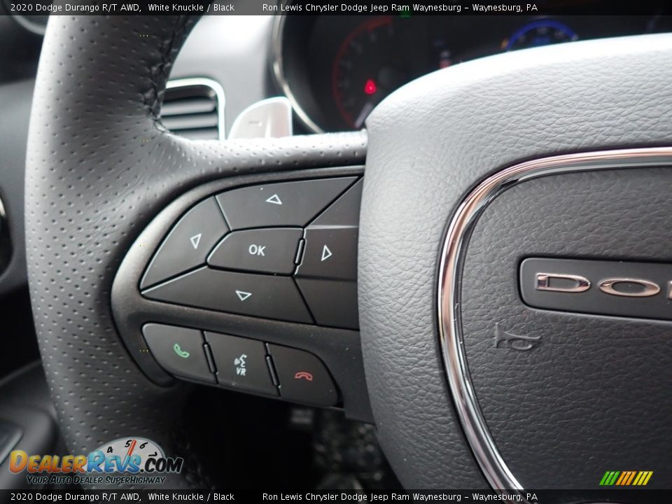 2020 Dodge Durango R/T AWD Steering Wheel Photo #20