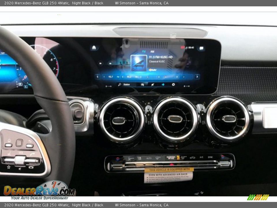 2020 Mercedes-Benz GLB 250 4Matic Night Black / Black Photo #6