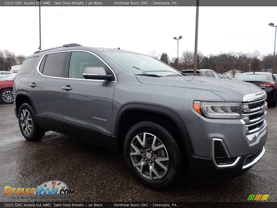 2020 GMC Acadia SLE AWD Satin Steel Metallic / Jet Black Photo #3