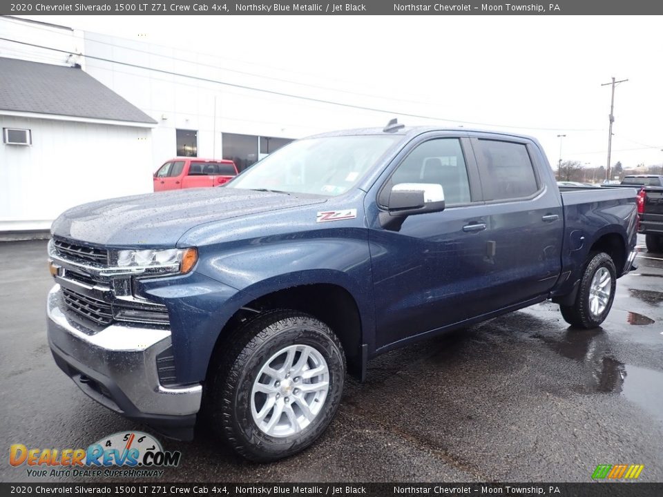 2020 Chevrolet Silverado 1500 LT Z71 Crew Cab 4x4 Northsky Blue Metallic / Jet Black Photo #1