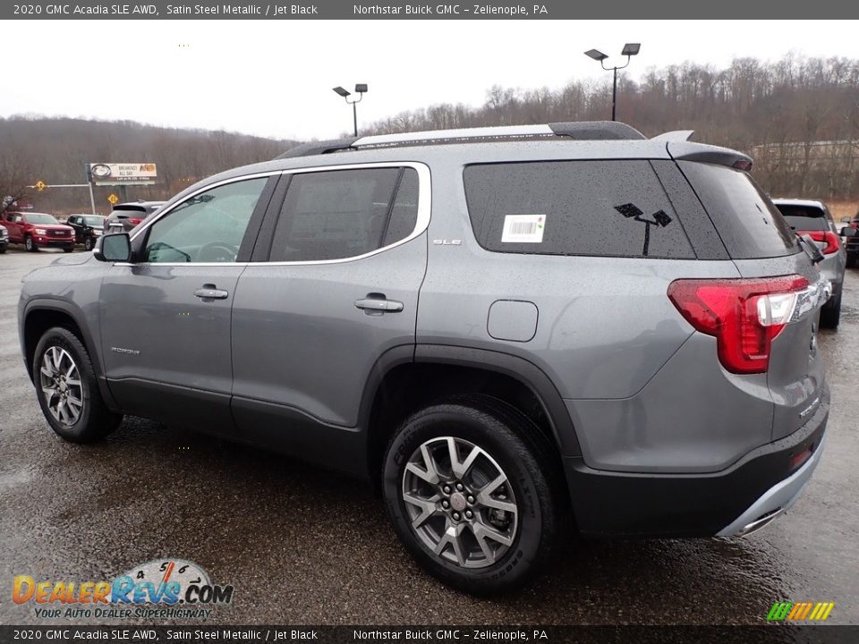 2020 GMC Acadia SLE AWD Satin Steel Metallic / Jet Black Photo #8