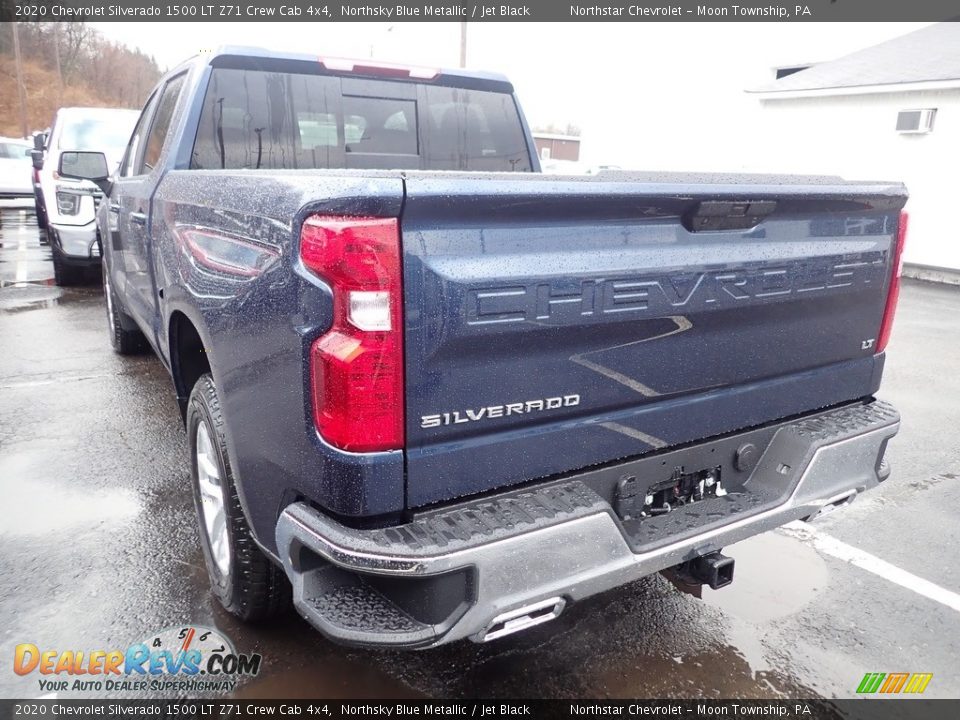 2020 Chevrolet Silverado 1500 LT Z71 Crew Cab 4x4 Northsky Blue Metallic / Jet Black Photo #2