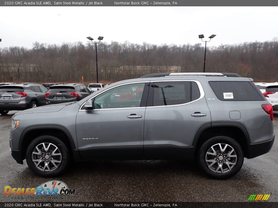 2020 GMC Acadia SLE AWD Satin Steel Metallic / Jet Black Photo #9