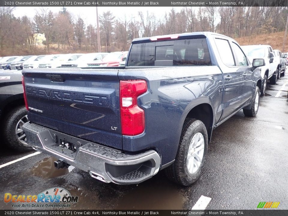 2020 Chevrolet Silverado 1500 LT Z71 Crew Cab 4x4 Northsky Blue Metallic / Jet Black Photo #4