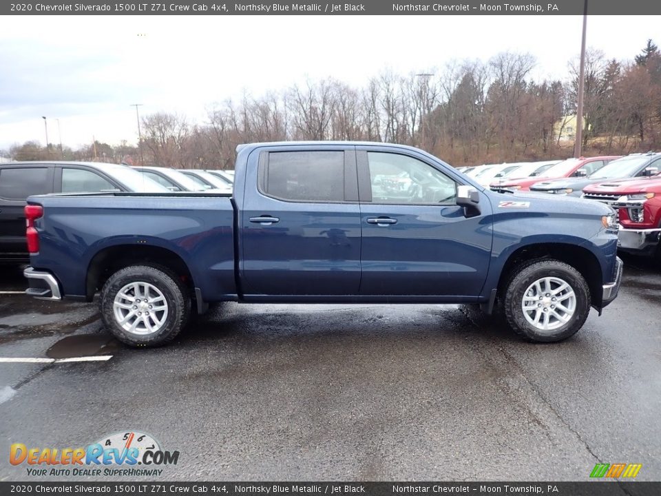 Northsky Blue Metallic 2020 Chevrolet Silverado 1500 LT Z71 Crew Cab 4x4 Photo #5