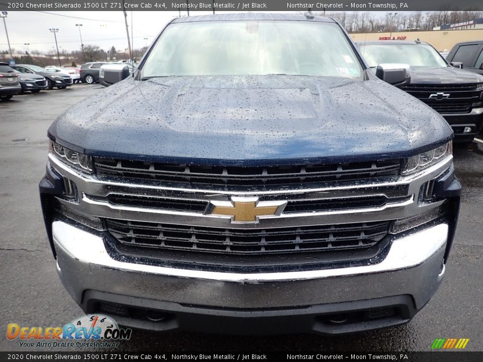 2020 Chevrolet Silverado 1500 LT Z71 Crew Cab 4x4 Northsky Blue Metallic / Jet Black Photo #7